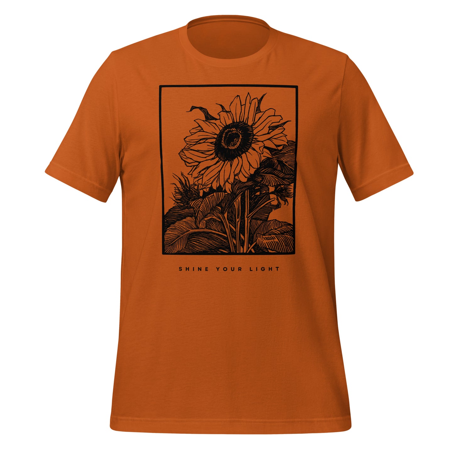 Shine Your Light Sunflower T-shirt (3 Colors)